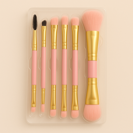 Double-Sided Makeup Brush Set – 12-in-1 Professional Kit