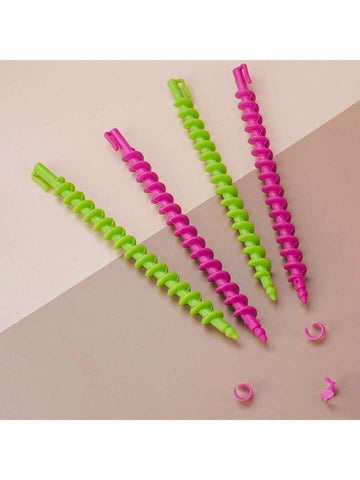 Spiral Hair Curling Rods - Create Beautiful, Bouncy Curls Without Heat
