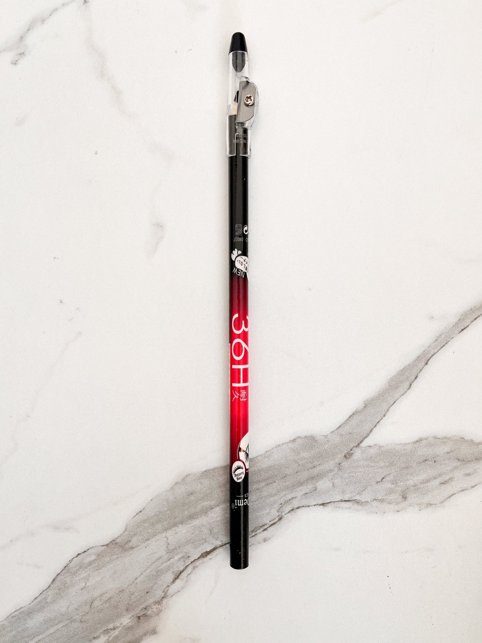 Eye Pencil with Sharpener Cap - Available in Black & Brown 1PC