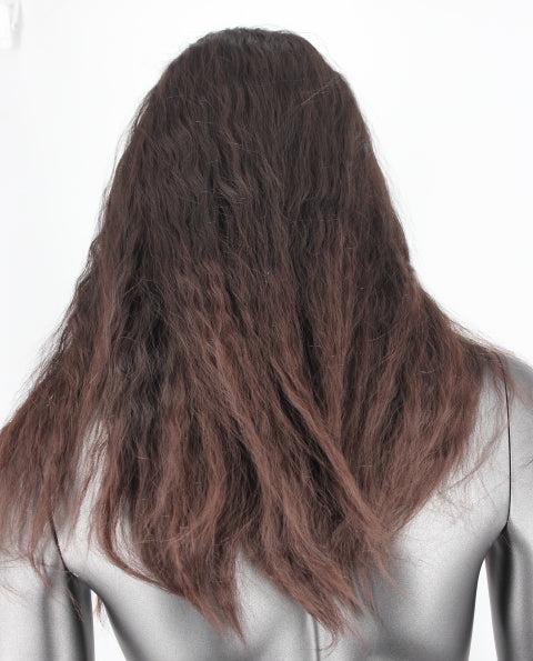 Medium Length Frizzy Hair Wig