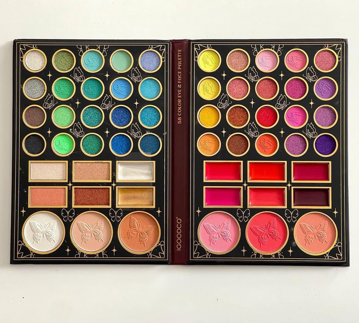 IGOODCO 58 Color Eye & Face Palette - Versatile Makeup Palette