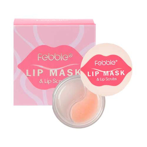Febble Lip Mask and Scrub Set for Soft, Luscious Lips