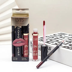 Ushas Matte Lip Stick and Lip Pencil Set