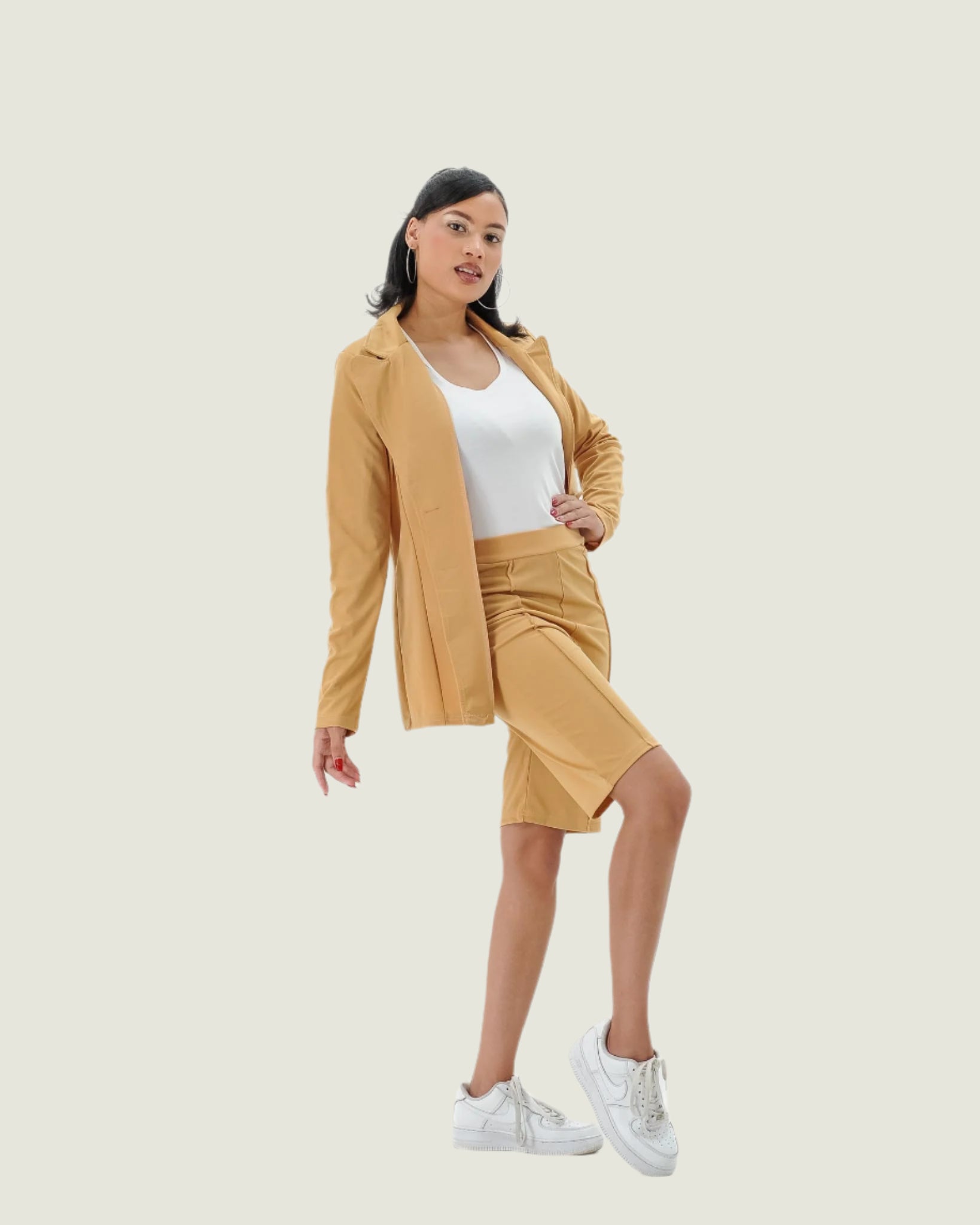 Elegant Office Lady Two-Piece Blazer Set – Chic & Professional Women's Outfit