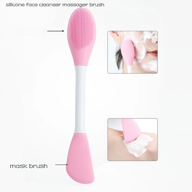 Silicone Double-Ended Face Mask Applicator - Smooth & Hygienic Application