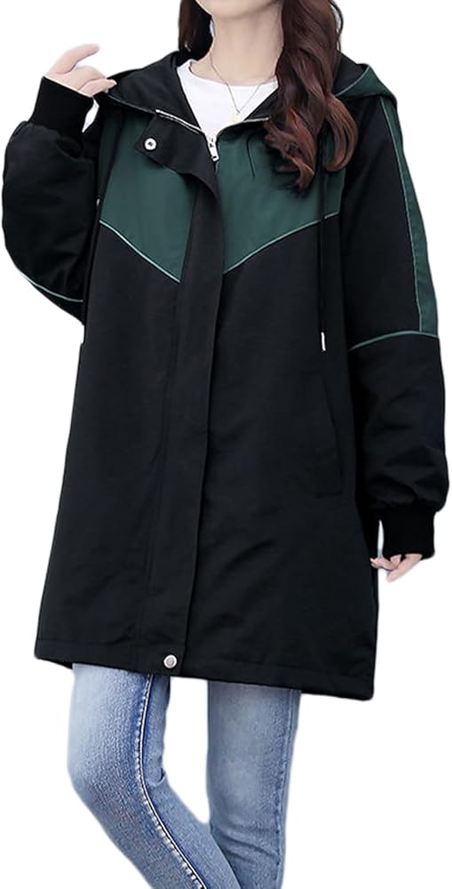 Fleece Lined Hooded Windbreaker – Warm Casual Outdoor Jacket