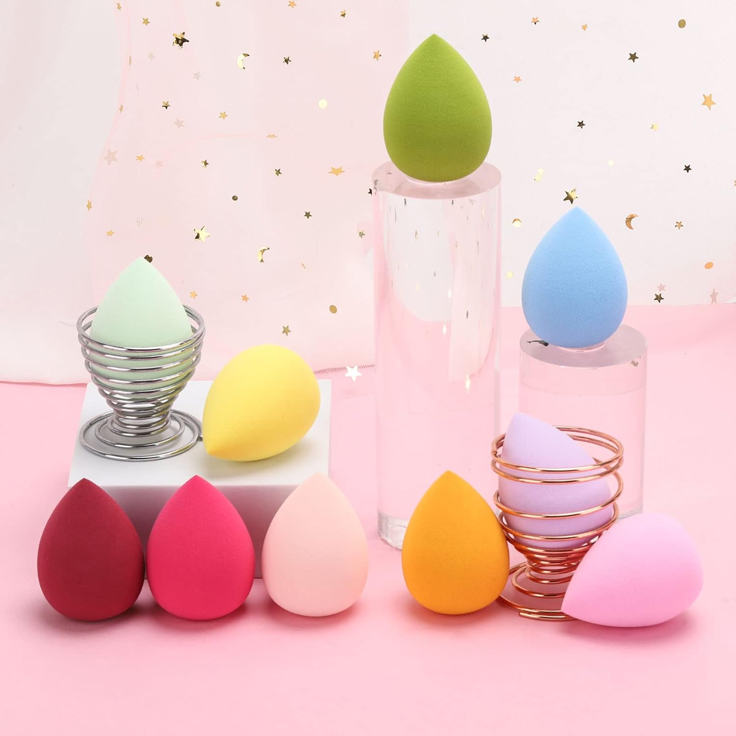 Tear Drop Sponge 4pc Beauty Blenders - Seamless, Flawless Makeup Application!