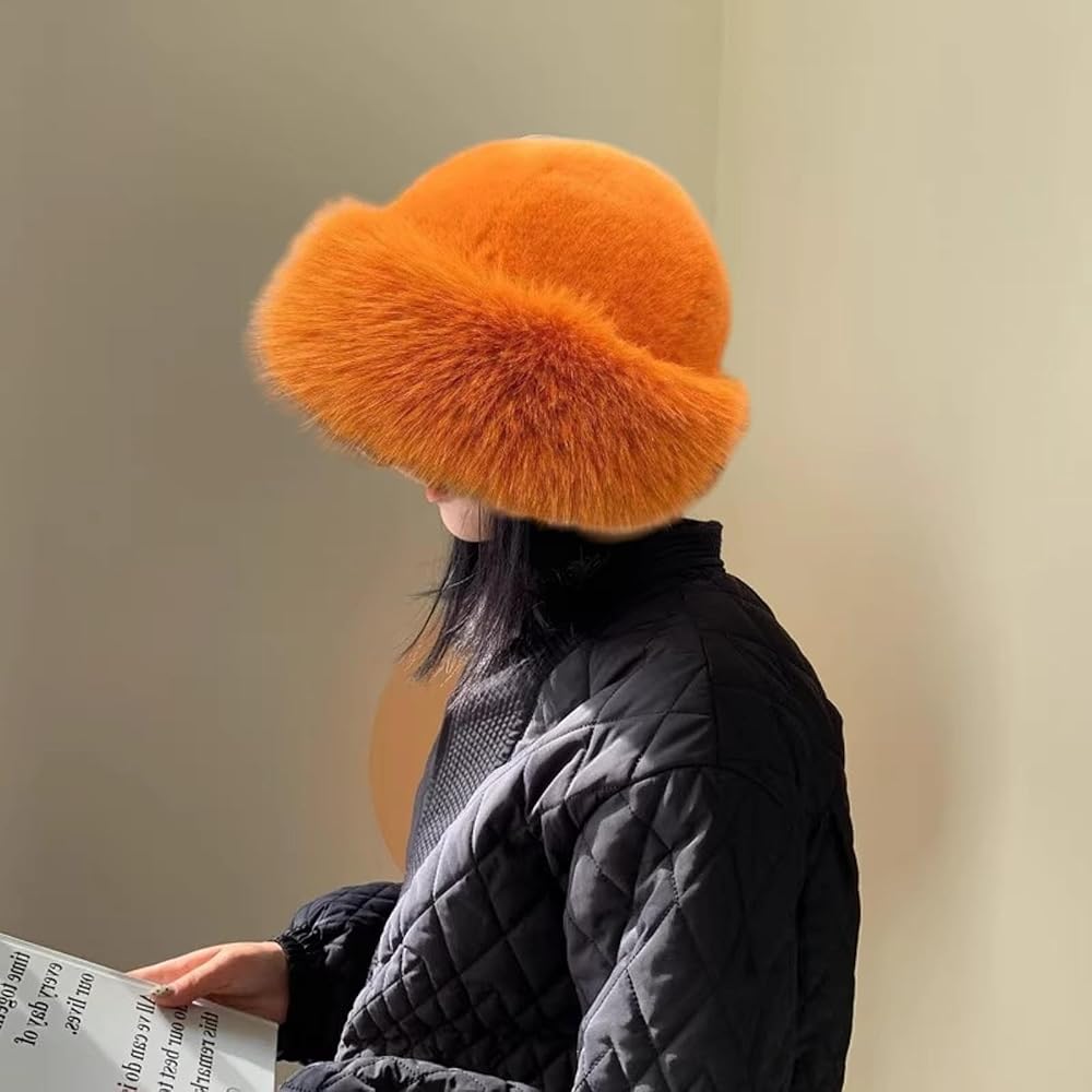 Luxury Faux Fur Bucket Hat