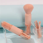 4-in-1 Portable Makeup Brush Set – Essential for Travel