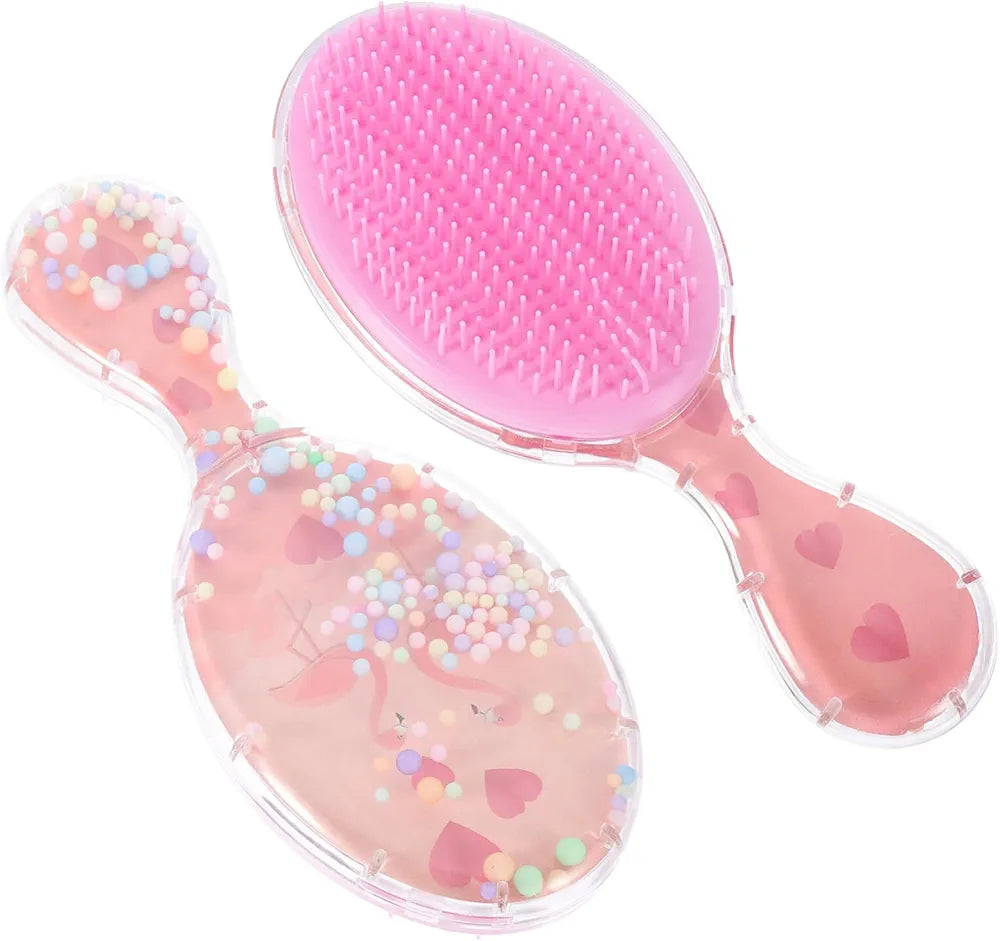 Cute Cartoon Design Transparent Hair Brush