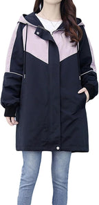 Fleece Lined Hooded Windbreaker – Warm Casual Outdoor Jacket