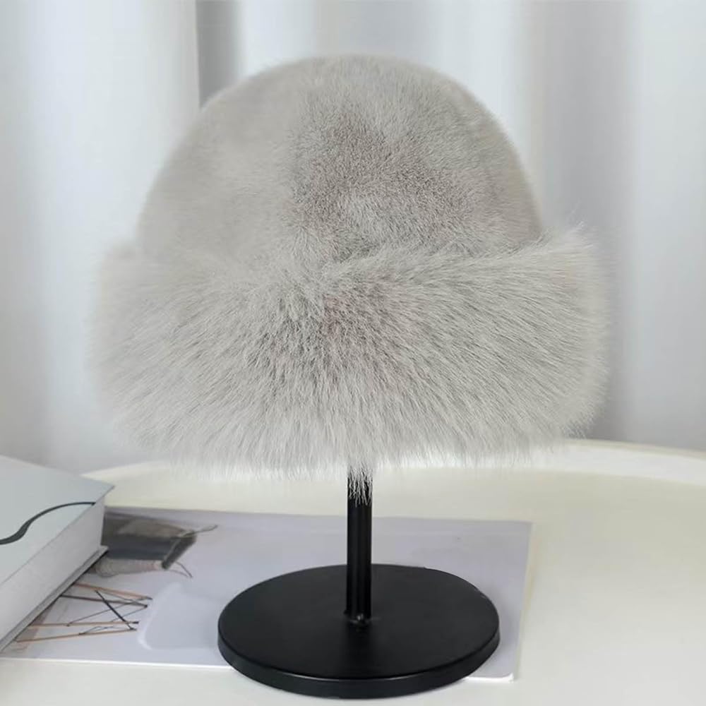 Luxury Faux Fur Bucket Hat