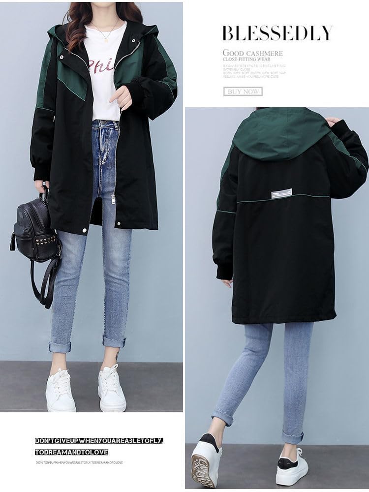 Fleece Lined Hooded Windbreaker – Warm Casual Outdoor Jacket
