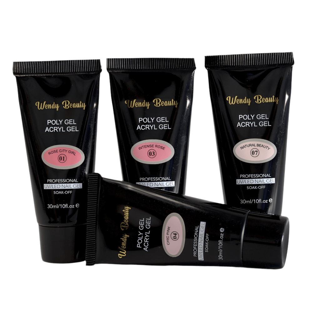 Wendy Beauty Professional Poly Gel 30ml – Strong, Flexible & Long-Lasting Nails at Home