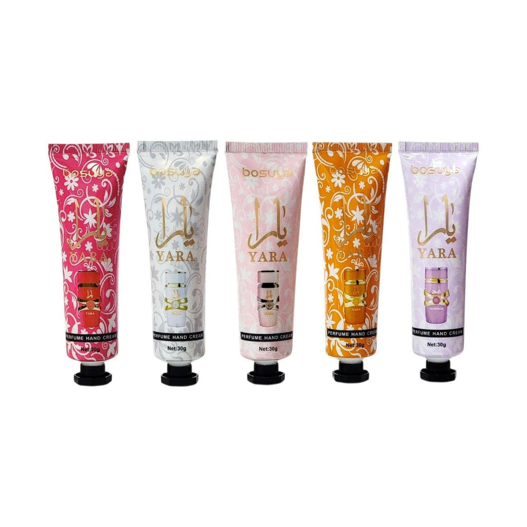 Bosuya Yara Perfumed Hand Cream 30g - a set of 5 pieces