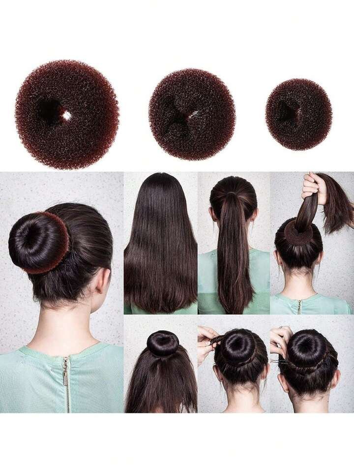1pc Hair Bun Maker Donut Tool – Easy Topknot Styling Tool - Size Small