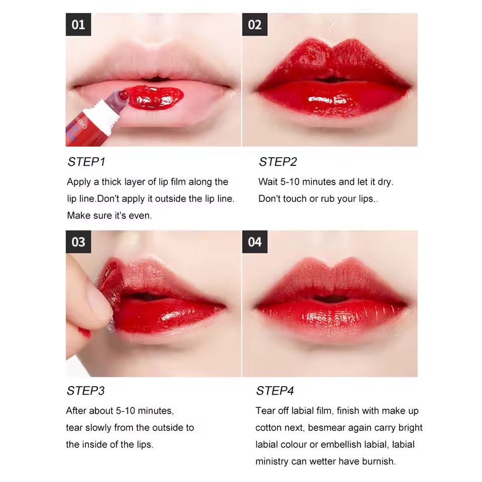 Kaliya Beauty WOW! Peel-Off Lip Tint – Long Lasting Lip Color