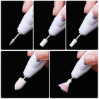 Nail Drill with 10 Attachments - Battery Operated Nail File Kit