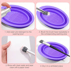 Silicone Makeup Brush Cleaning Mat - Deep Clean for Your Makeup Tools