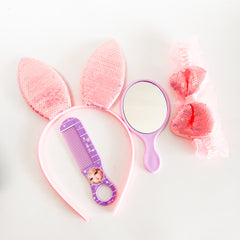 Kids  Bunny Hair Accessory Set - Headband, Brush & Comb Kit