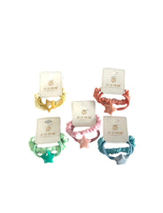 Cutesy Star Candy 2pc Hair Ties – Playful and Fun Hair Accessories for a Whimsical Look