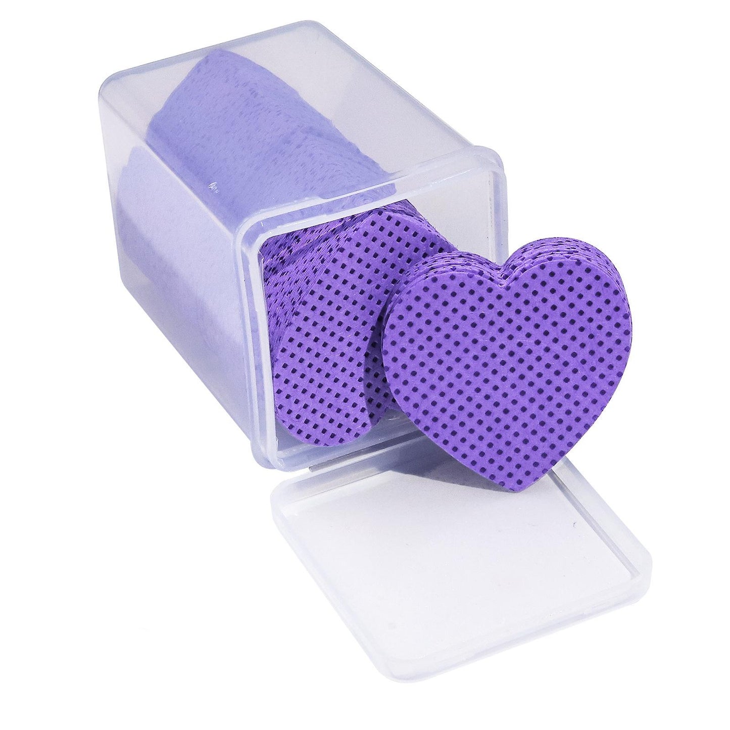 Nail Polish Remover Pads – Lint-Free Cotton for Salon & Home - Use 1 Box (Random Colour)