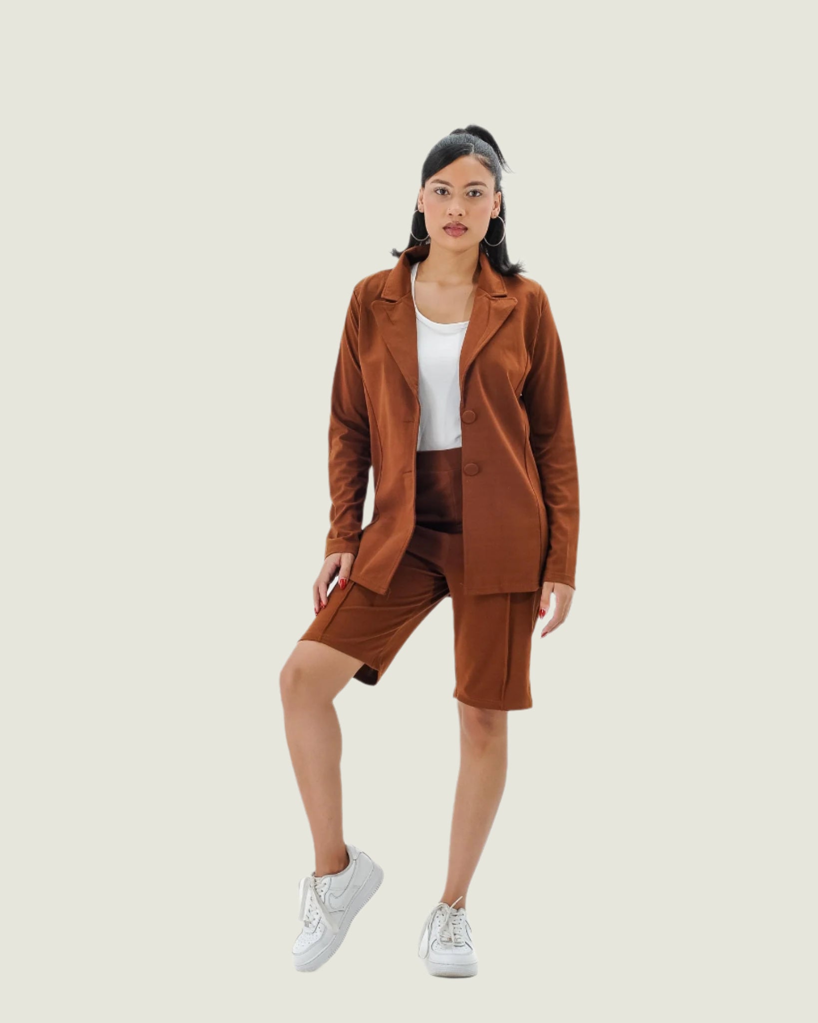Elegant Office Lady Two-Piece Blazer Set – Chic & Professional Women's Outfit