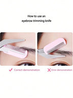 Eyebrow Scissors with Comb – Precision Trimming Tool