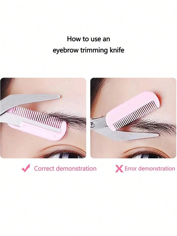 Eyebrow Scissors with Comb – Precision Trimming Tool
