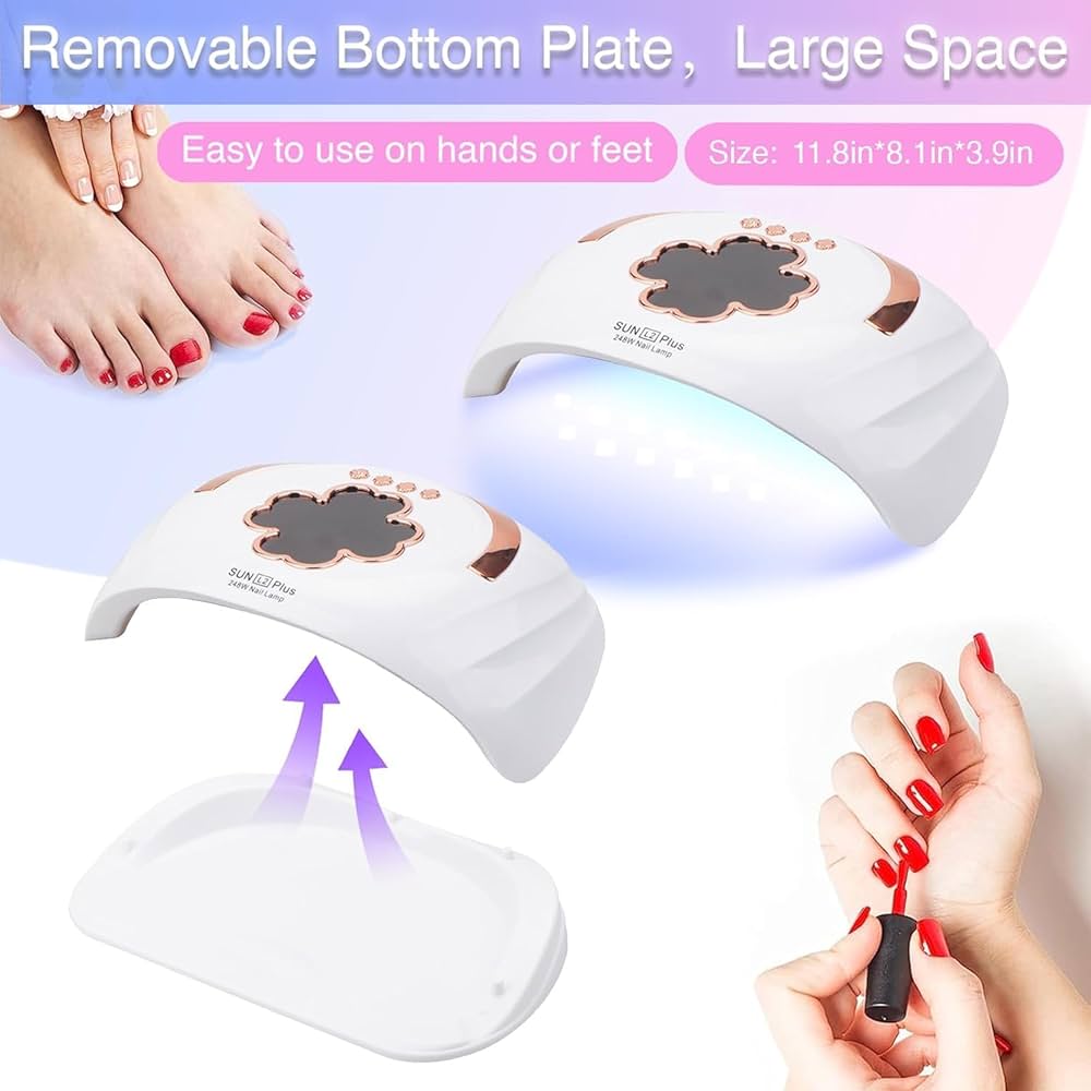 SUN L2 Plus 248W Nail Lamp - Professional UV/LED Gel Dryer