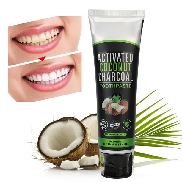 Activated Coconut Charcoal Toothpaste - Natural Whitening & Fresh Breath