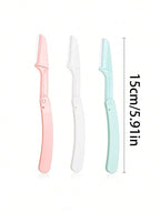 Foldable Facial Razor Set – 2pc Random Eyebrow & Face Trimmers