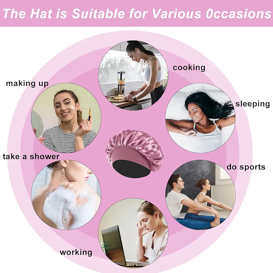 Bling Girl Satin Sleep Cap 1Pc