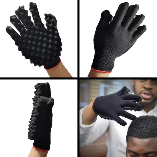 Twist Sponge Glove for Hair Curls - Effortless Curling & Twisting for Natural Hair