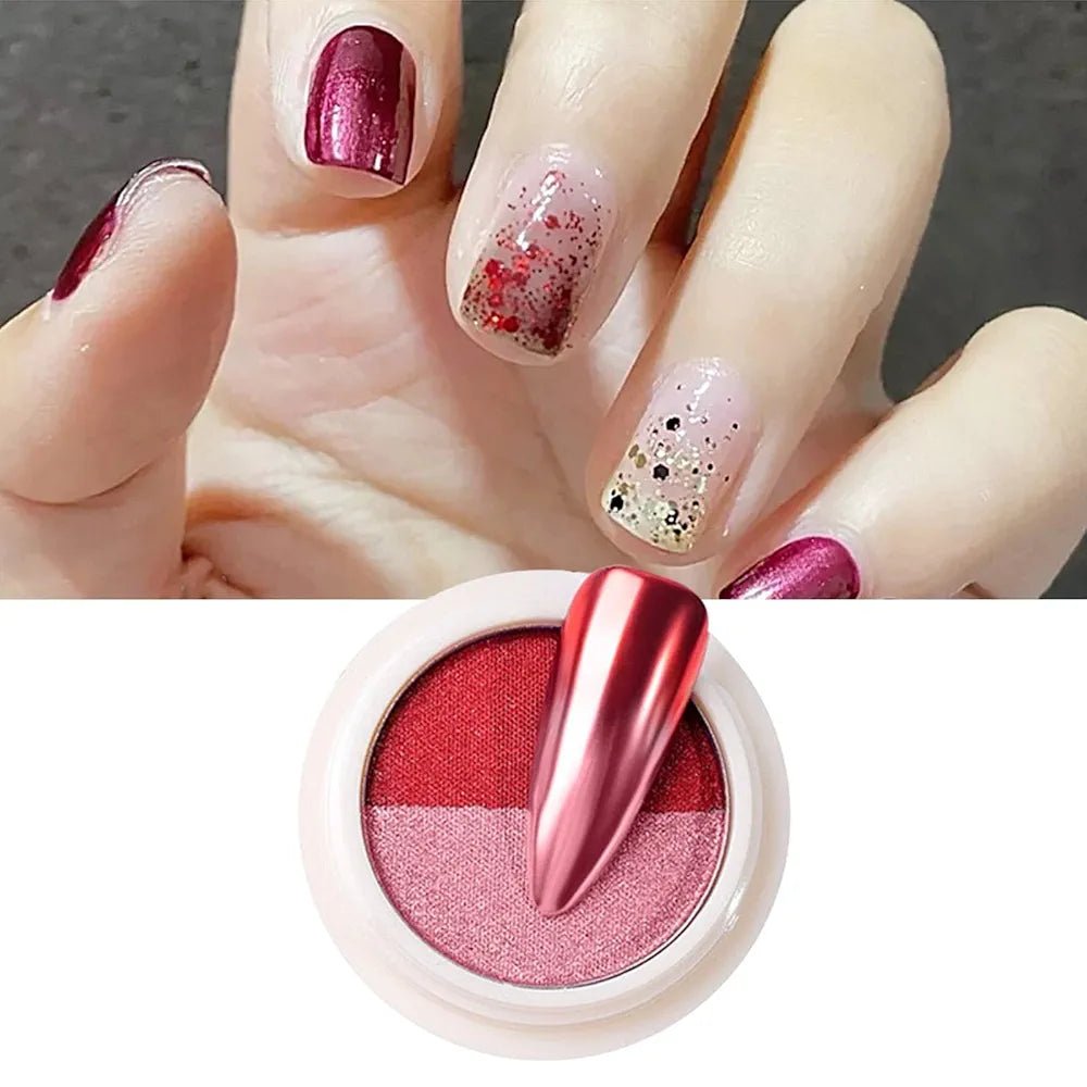 Two Colour Laser Powder – Nail Art Glitter Decoration