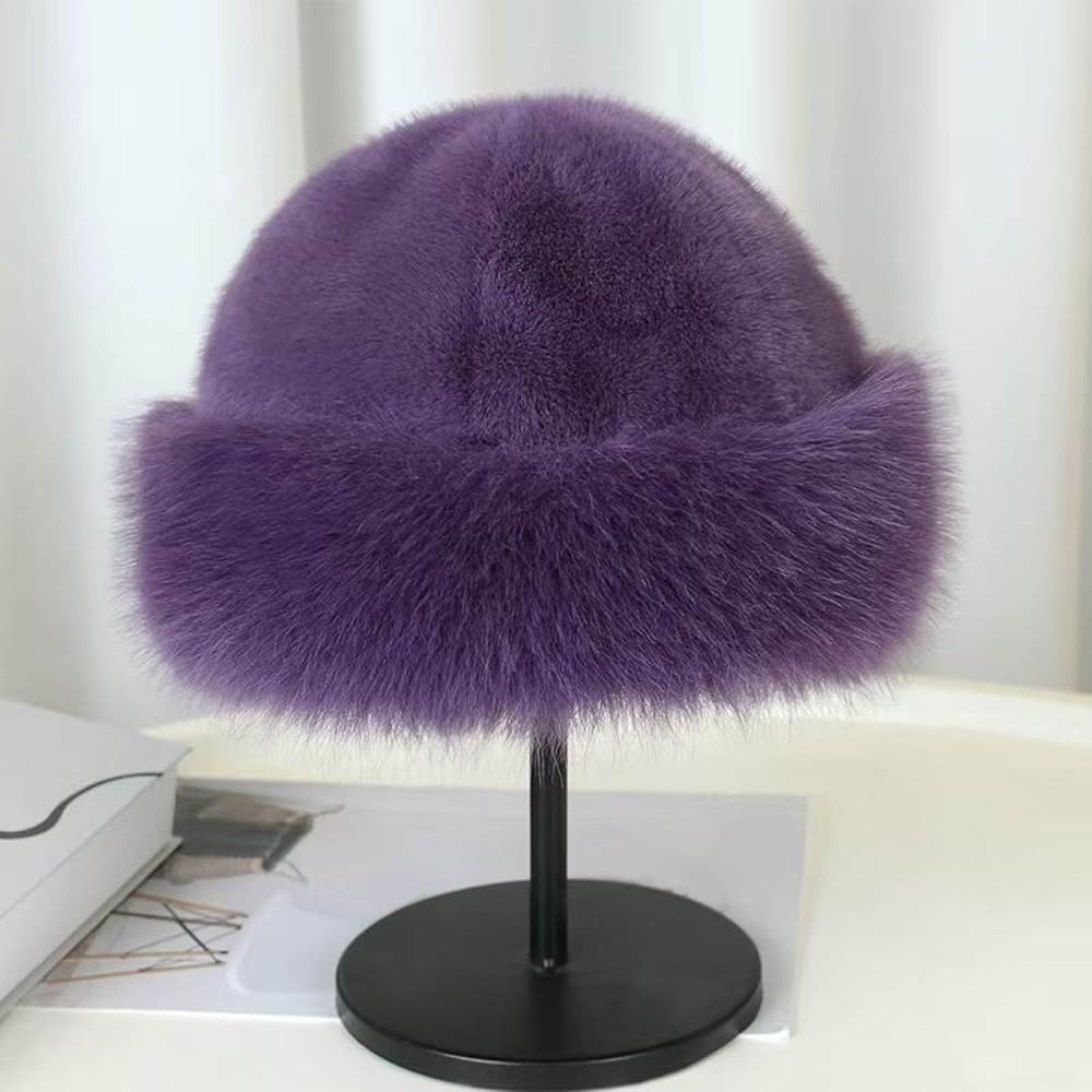 Luxury Faux Fur Bucket Hat