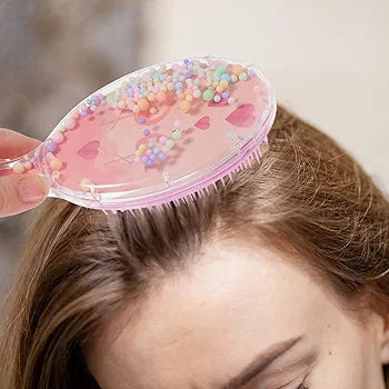 Cute Cartoon Design Transparent Hair Brush