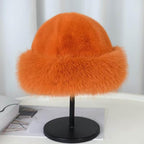 Luxury Faux Fur Bucket Hat