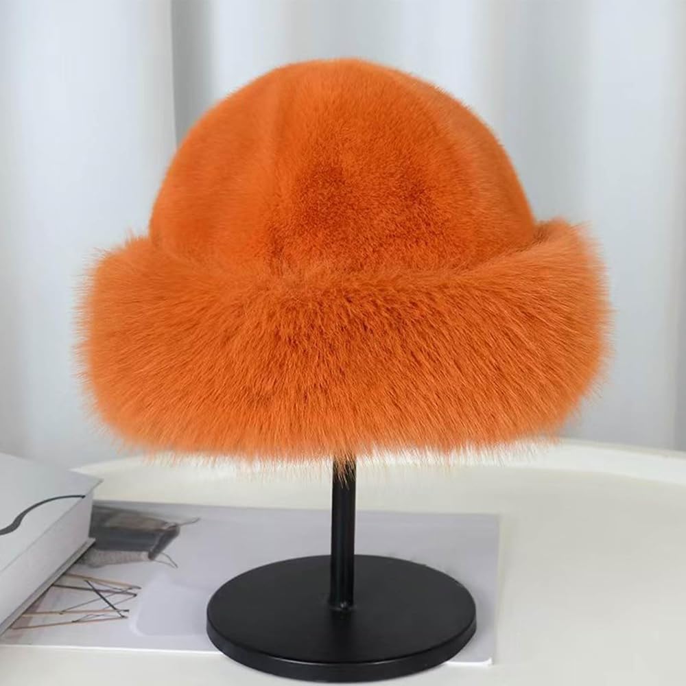 Luxury Faux Fur Bucket Hat
