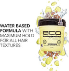 ECO Professional Hair Styling Gel 236ml - Firm Hold & Shine