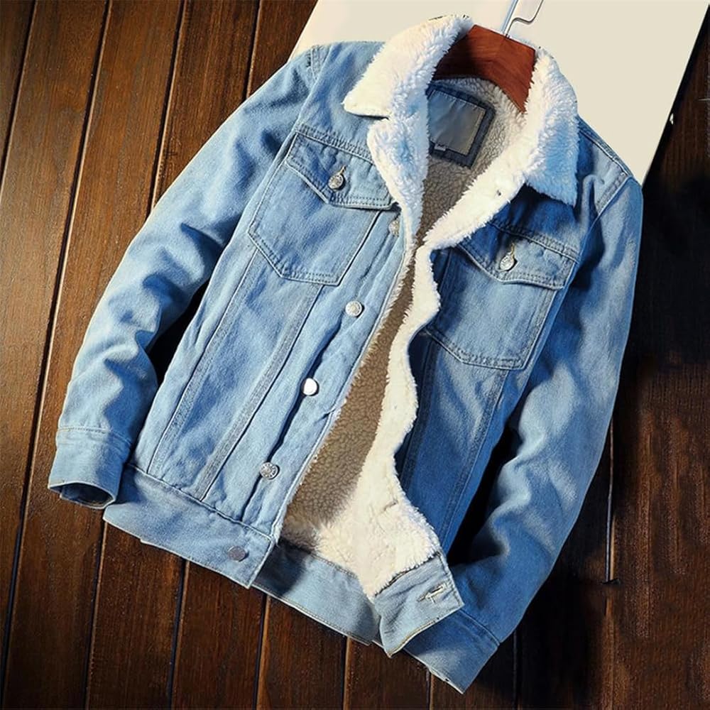 Urban Sherpa-Lined Denim Jacket