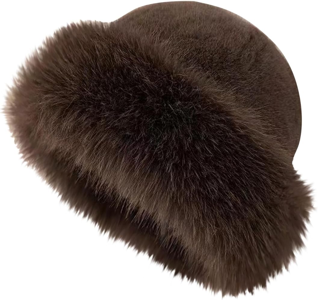 Luxury Faux Fur Bucket Hat