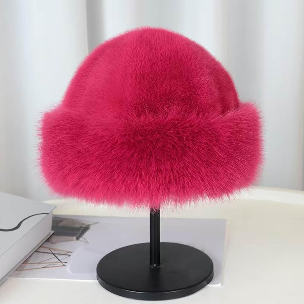 Luxury Faux Fur Bucket Hat