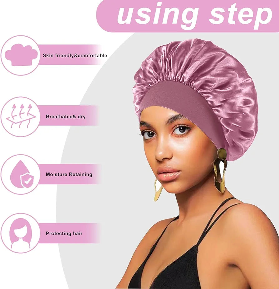 Bling Girl Satin Sleep Cap 1Pc