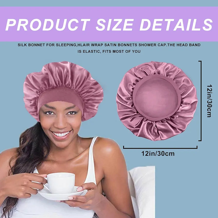 Bling Girl Satin Sleep Cap 1Pc