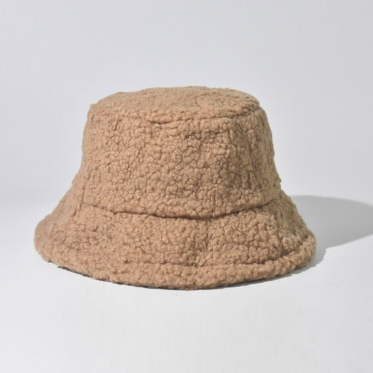 Soft Warm  Sherpa Bucket Hat – Cozy Style