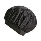 Wide Band Bonnet Cap – Breathable Satin Cap for Hair Protection (20" Large Size)