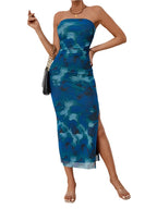 Strapless Ombre Bodycon Dress - Chic & Trendy Look for Any Event