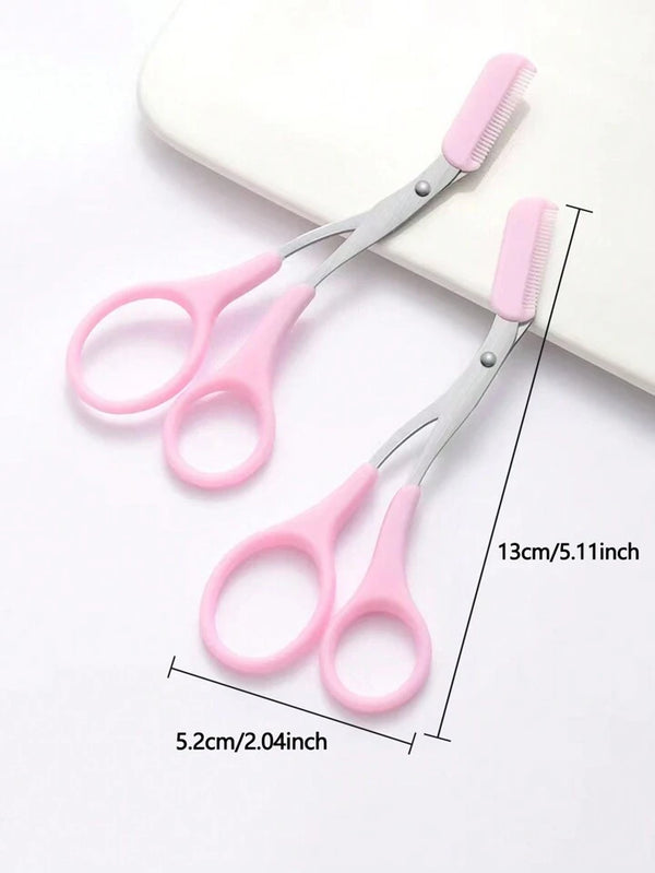 Eyebrow Scissors with Comb – Precision Trimming Tool