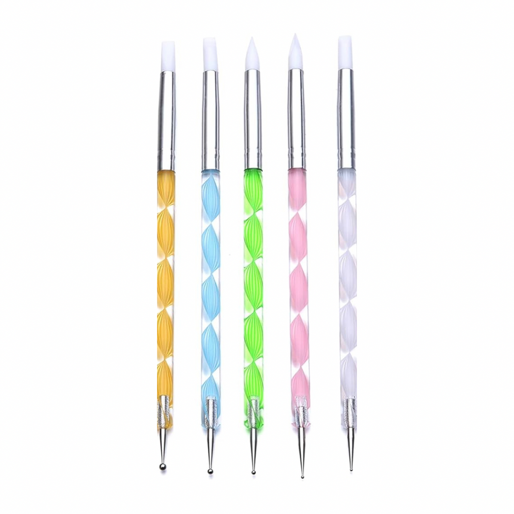 All-in-One Nail Art Tool with Brush Set - For Creative and Professional Nail Designs